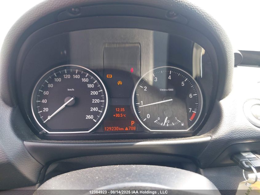 2009 BMW 128 I VIN: WBAUP73549VK75039 Lot: 12384923