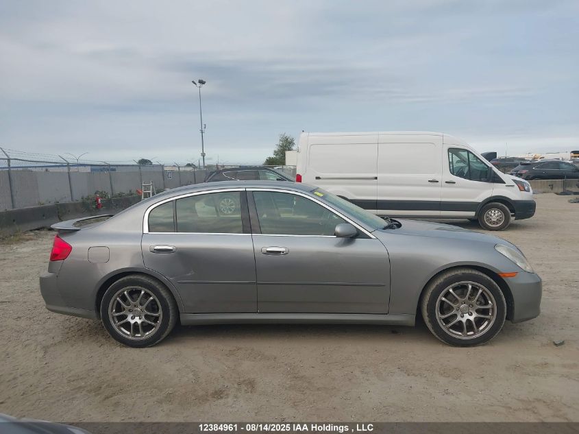 2005 Infiniti G35 VIN: JNKCV51E95M216000 Lot: 12384961
