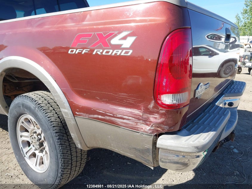 1FTSW21Y85EB94410 2005 FORD F250 photo no. 12