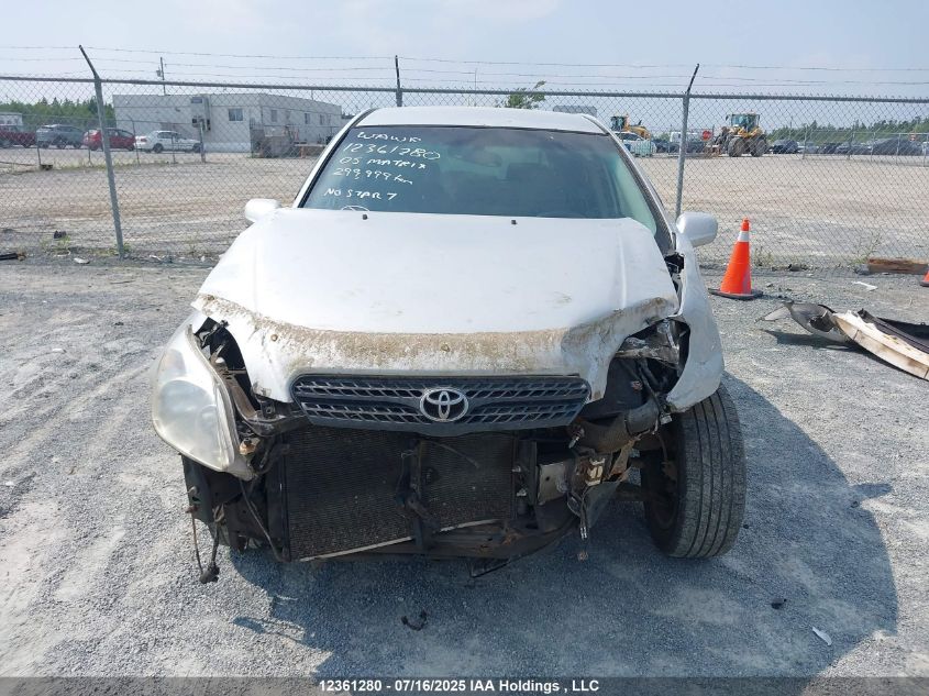 2005 Toyota Matrix Wagon VIN: 2T1KR32E95C910817 Lot: 12361280X