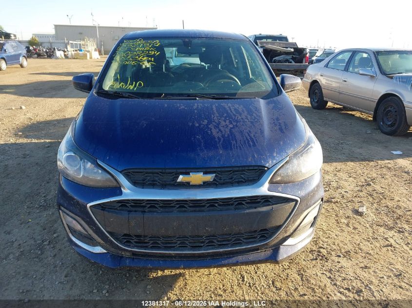 2022 Chevrolet Spark 1Lt Cvt VIN: KL8CD6SA4NC028294 Lot: 12381317X