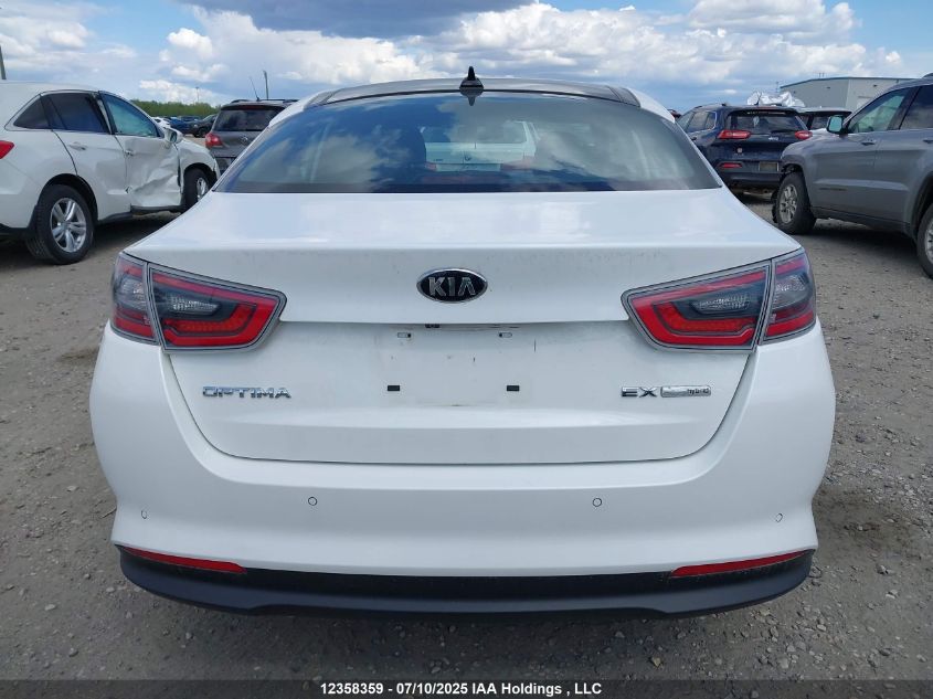 2016 Kia Optima Hybrid Ex/Ex Premium/Ex Tech VIN: KNAGN4AD8G5096270 Lot: 12358359X