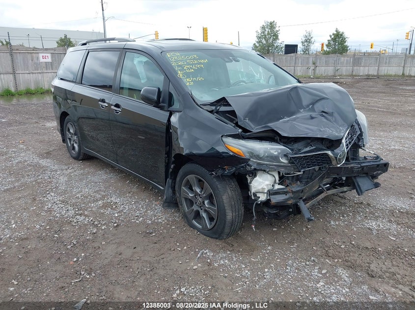 5TDEZ3DC0LS244699 2020 Toyota Sienna Se/Se Premium auction photo 1