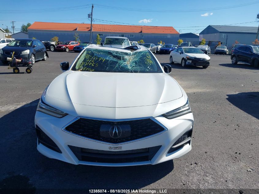 2021 Acura Tlx Platinum Elite VIN: 19UUB6F91MA801865 Lot: 12385074