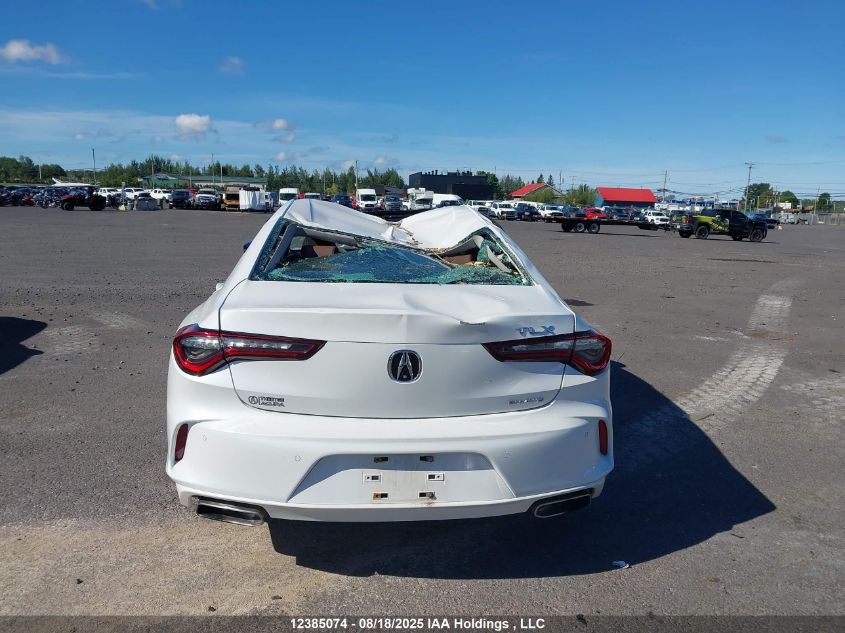 2021 Acura Tlx Platinum Elite VIN: 19UUB6F91MA801865 Lot: 12385074