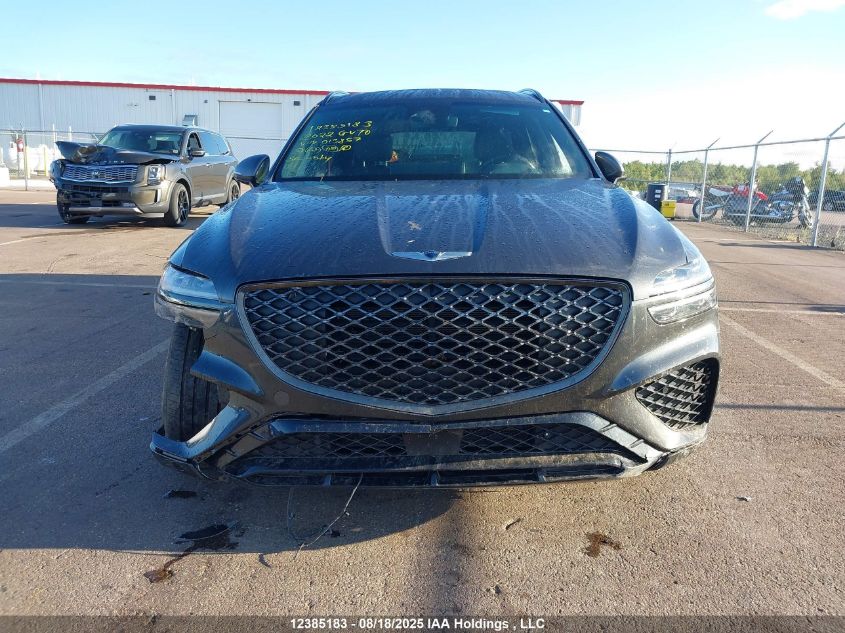 2022 Genesis Gv70 3.5T Sport Awd VIN: KMUMCDTCXNU013857 Lot: 12385183