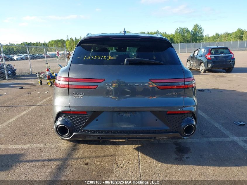 2022 Genesis Gv70 3.5T Sport Awd VIN: KMUMCDTCXNU013857 Lot: 12385183
