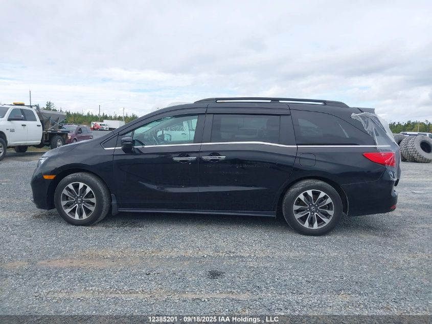 2022 Honda Odyssey Ex-L VIN: 5FNRL6H64NB504960 Lot: 12385201