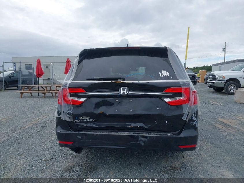 2022 Honda Odyssey Ex-L VIN: 5FNRL6H64NB504960 Lot: 12385201
