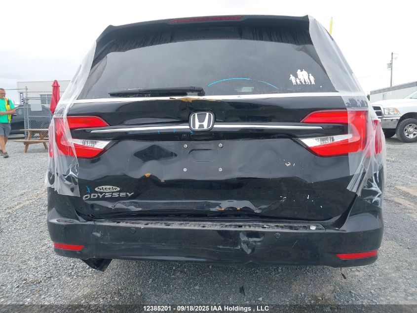 2022 Honda Odyssey Ex-L VIN: 5FNRL6H64NB504960 Lot: 12385201