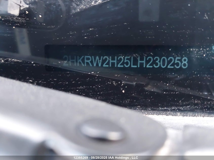 2020 Honda Cr-V Lx VIN: 2HKRW2H25LH230258 Lot: 12385269