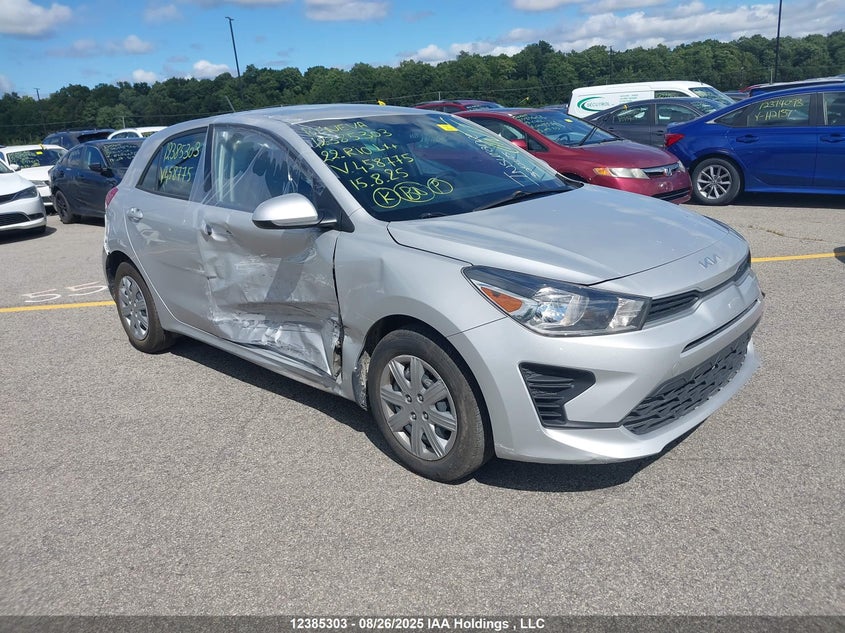 3KPA25AD7NE458775 2022 Kia Rio Lx Premium/Lx+ auction photo 1