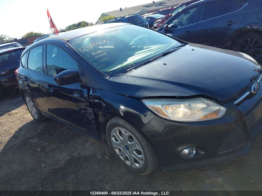 2012 Ford Focus Se VIN: 1FAHP3K27CL116223 Lot: 12385400