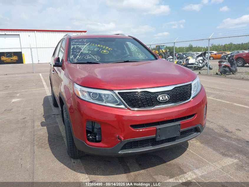 2014 Kia Sorento Lx V6 VIN: 5XYKTDA71EG505033 Lot: 12385490
