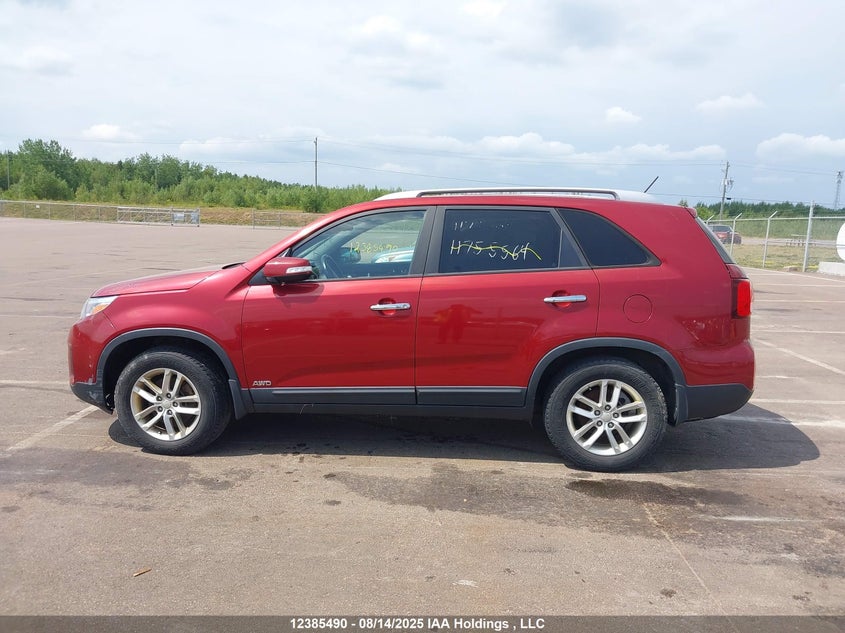 2014 Kia Sorento Lx V6 VIN: 5XYKTDA71EG505033 Lot: 12385490
