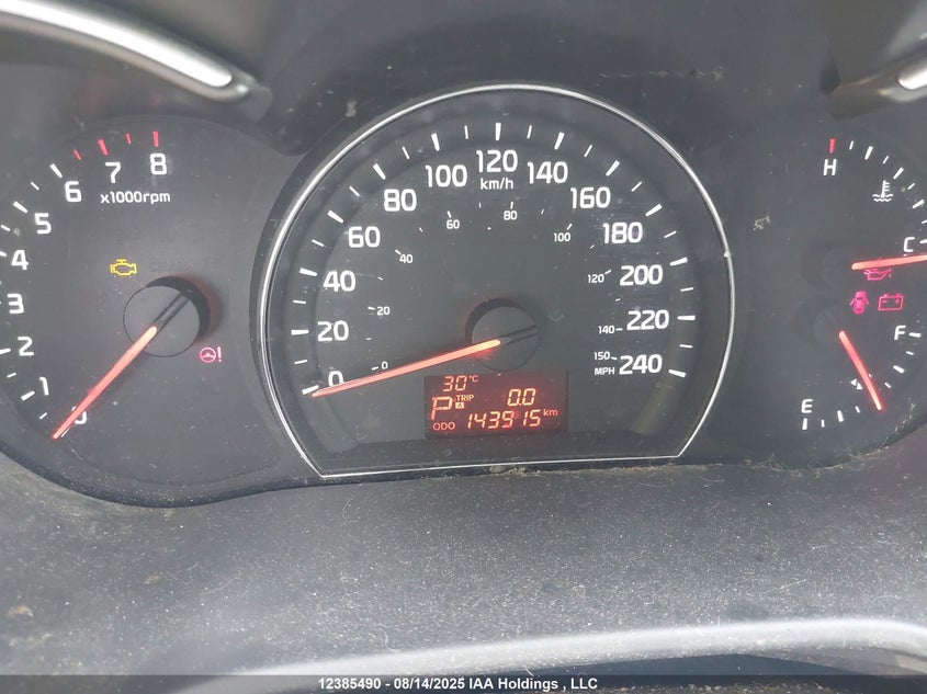 2014 Kia Sorento Lx V6 VIN: 5XYKTDA71EG505033 Lot: 12385490