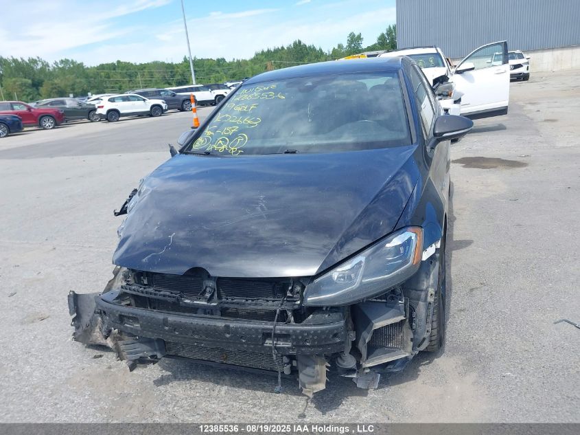 2019 Volkswagen Golf R 2.0 Tsi VIN: WVWVA7AU7KW226663 Lot: 12385536