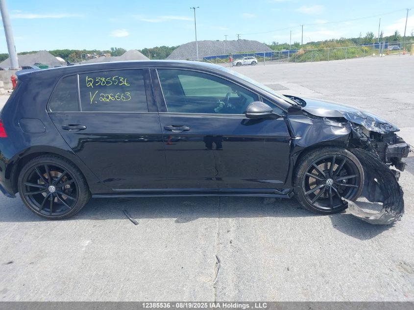 2019 Volkswagen Golf R 2.0 Tsi VIN: WVWVA7AU7KW226663 Lot: 12385536