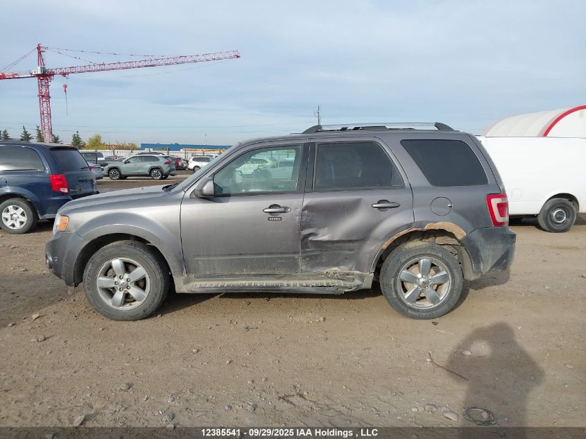 2010 Ford Escape Limited VIN: 1FMCU9EG4AKA99192 Lot: 12385541