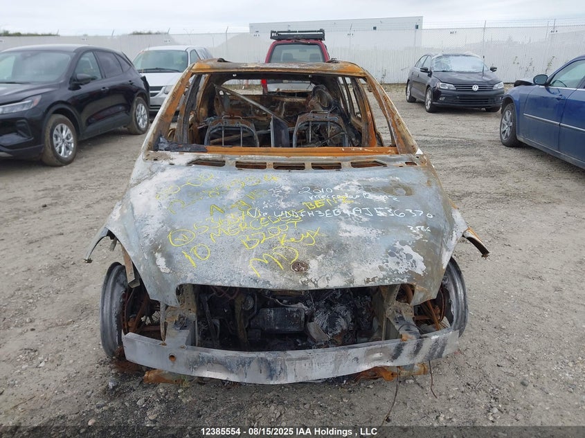 2010 Mercedes-Benz B200 T VIN: WDDFH3EB4AJ536370 Lot: 12385554