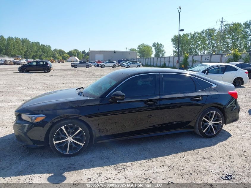 2023 Honda Civic Touring VIN: 2HGFE1F98PH000259 Lot: 12385575