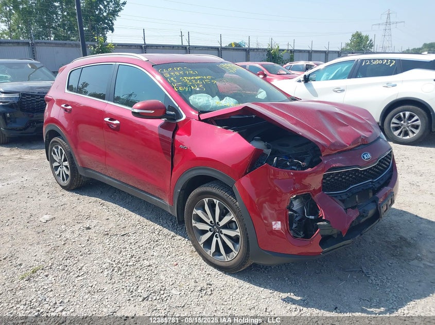 KNDPNCAC1J7336159 2018 Kia Sportage Ex auction photo 1