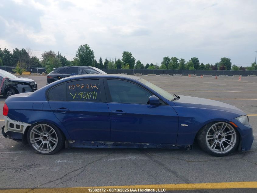 2011 BMW 335I xDrive VIN: WBAPL5C54BA921691 Lot: 12382372X