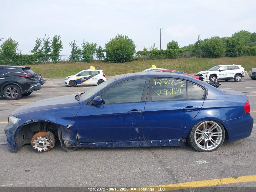 2011 BMW 335I xDrive VIN: WBAPL5C54BA921691 Lot: 12382372X