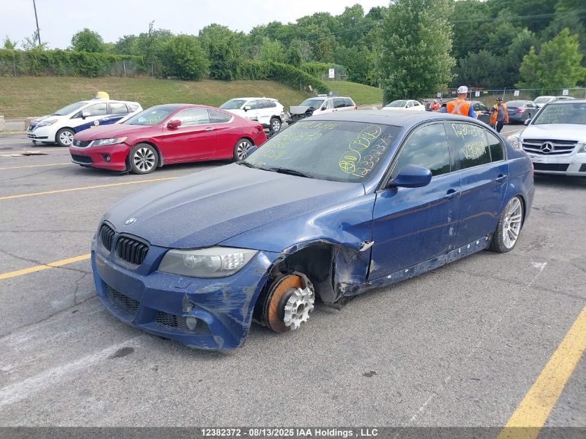 2011 BMW 335I xDrive VIN: WBAPL5C54BA921691 Lot: 12382372X