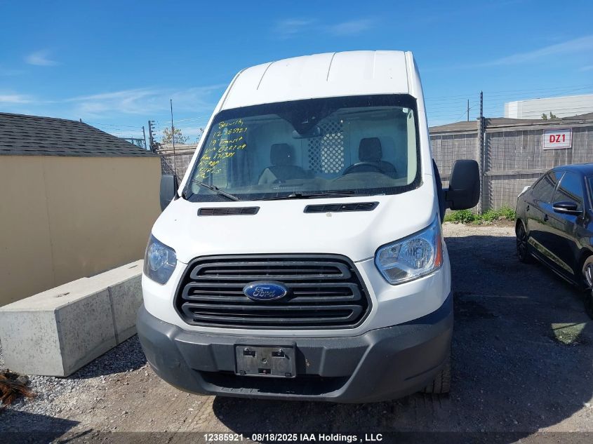 2019 Ford Transit-250 VIN: 1FTYR3XM3KKB22104 Lot: 12385921