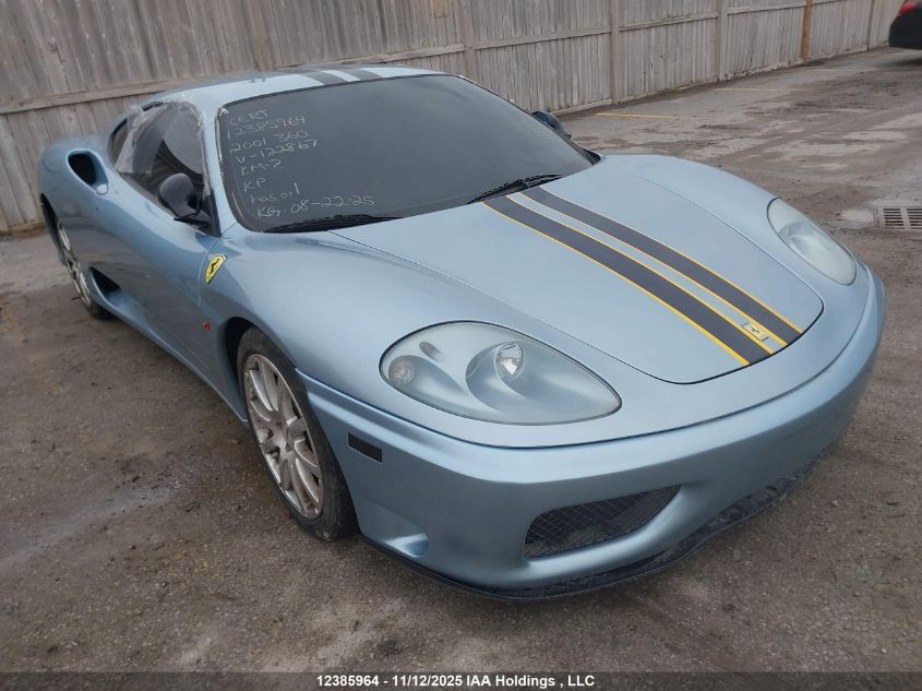 ZFFYU51A510122867 2001 FERRARI 360 photo no. 19