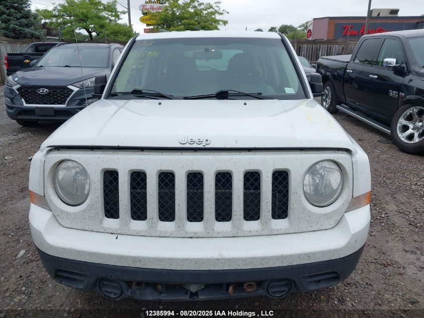 2016 Jeep Patriot VIN: 1C4NJPAA2GD537698 Lot: 12385994