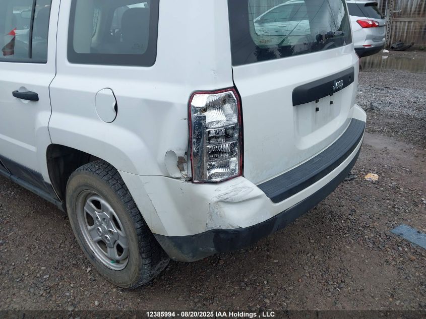 2016 Jeep Patriot VIN: 1C4NJPAA2GD537698 Lot: 12385994