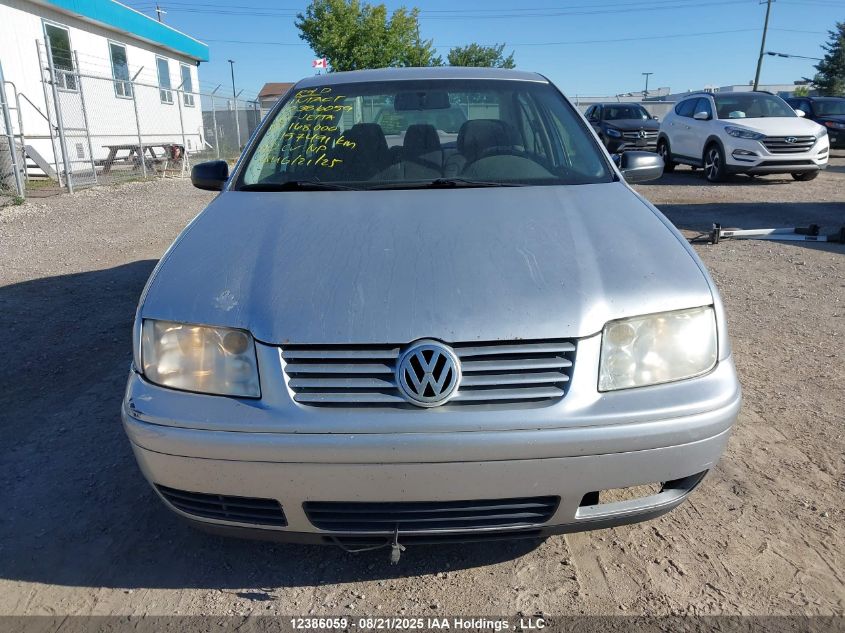 2000 Volkswagen Jetta Gls VIN: 3VWSE29M2YM168000 Lot: 12386059