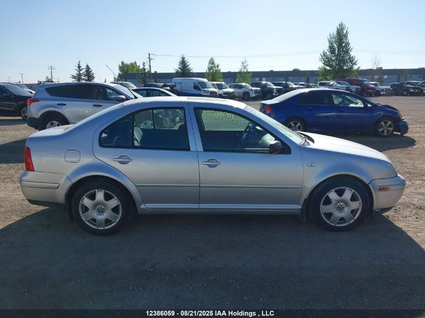 2000 Volkswagen Jetta Gls VIN: 3VWSE29M2YM168000 Lot: 12386059