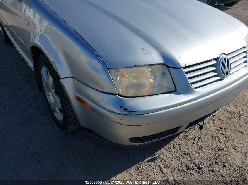 2000 Volkswagen Jetta Gls VIN: 3VWSE29M2YM168000 Lot: 12386059