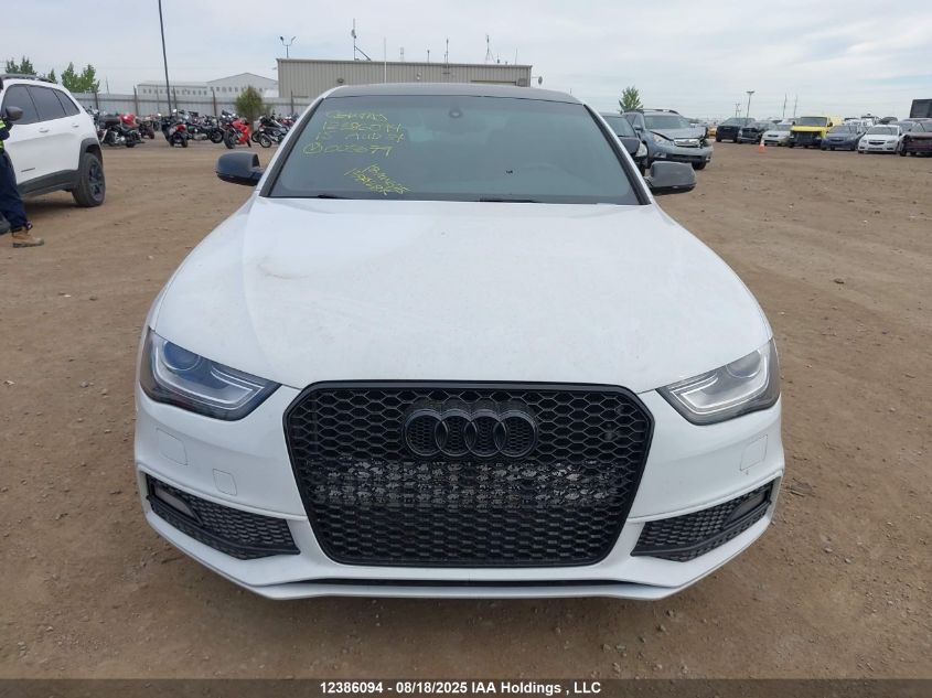 2015 Audi S4 Premium VIN: WAUFGCFL8FA005679 Lot: 12386094