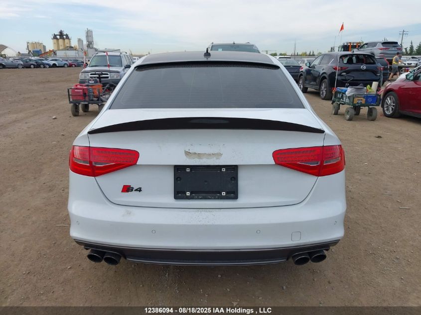 2015 Audi S4 Premium VIN: WAUFGCFL8FA005679 Lot: 12386094