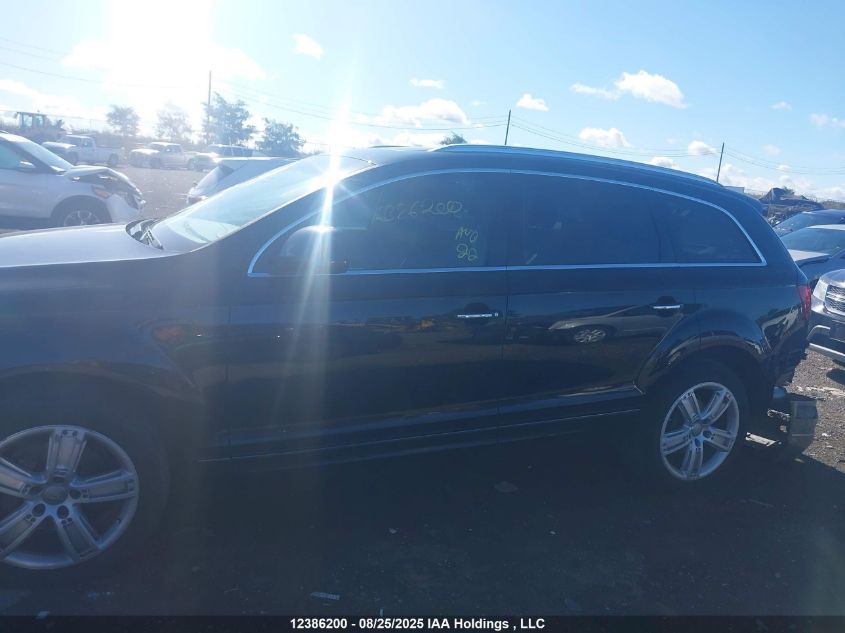 2014 Audi Q7 3.0T Progressiv VIN: WA1CGCFE2ED019396 Lot: 12386200