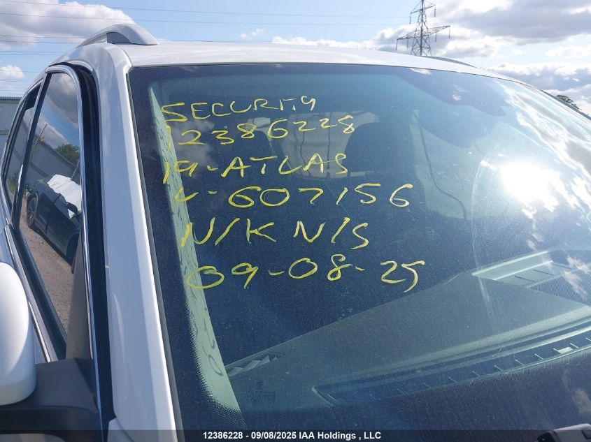 2019 Volkswagen Atlas 3.6 Fsi Execline VIN: 1V2NR2CA2KC607156 Lot: 12386228