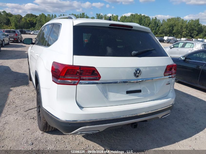 2019 Volkswagen Atlas 3.6 Fsi Execline VIN: 1V2NR2CA2KC607156 Lot: 12386228