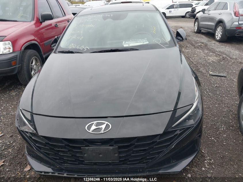 2022 Hyundai Elantra Sel VIN: KMHLM4AG6NU284248 Lot: 12386246