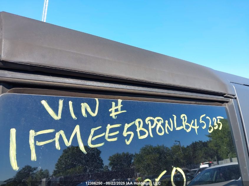 2022 Ford Bronco Big Bend/Black Diamond/Outer Banks VIN: 1FMEE5BP8NLB45335 Lot: 12386250