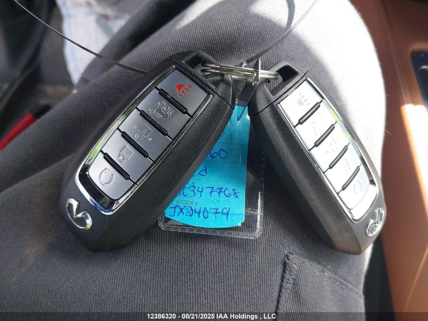 2024 Infiniti Qx60 Autograph VIN: 5N1DL1HU1RC347768 Lot: 12386320