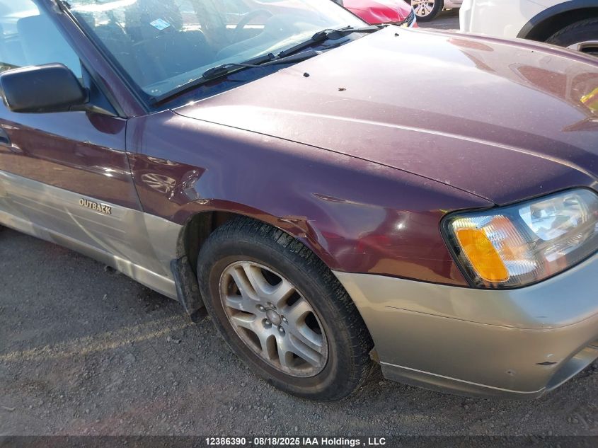 2001 Subaru Outback VIN: 4S3BH675917642795 Lot: 12386390