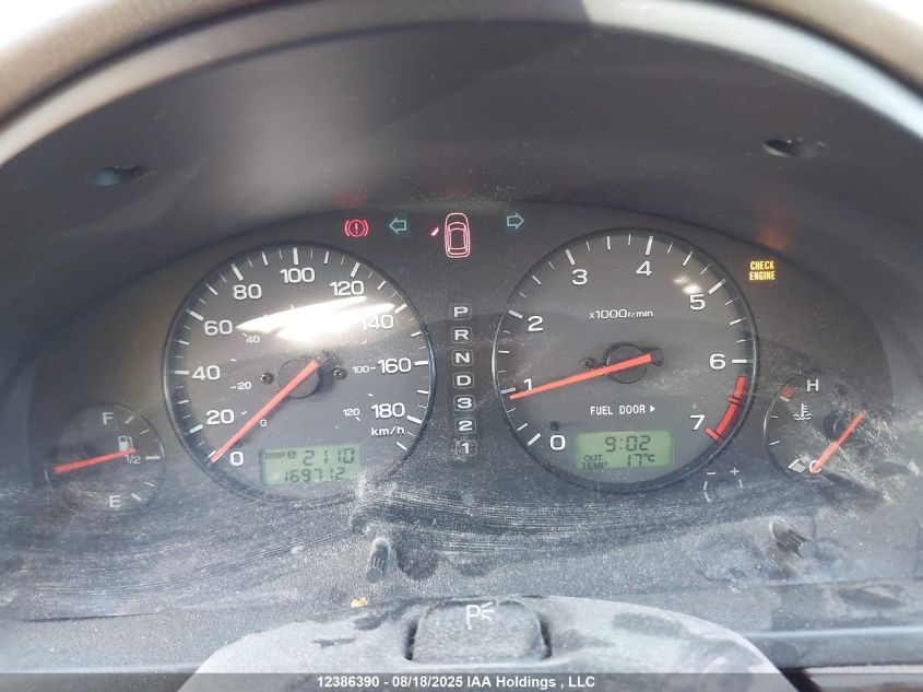 2001 Subaru Outback VIN: 4S3BH675917642795 Lot: 12386390