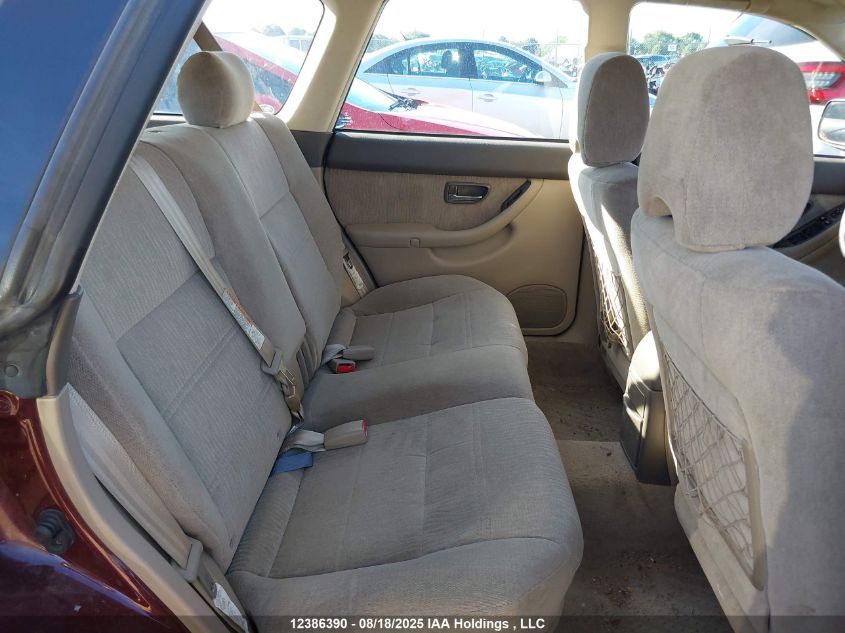 2001 Subaru Outback VIN: 4S3BH675917642795 Lot: 12386390