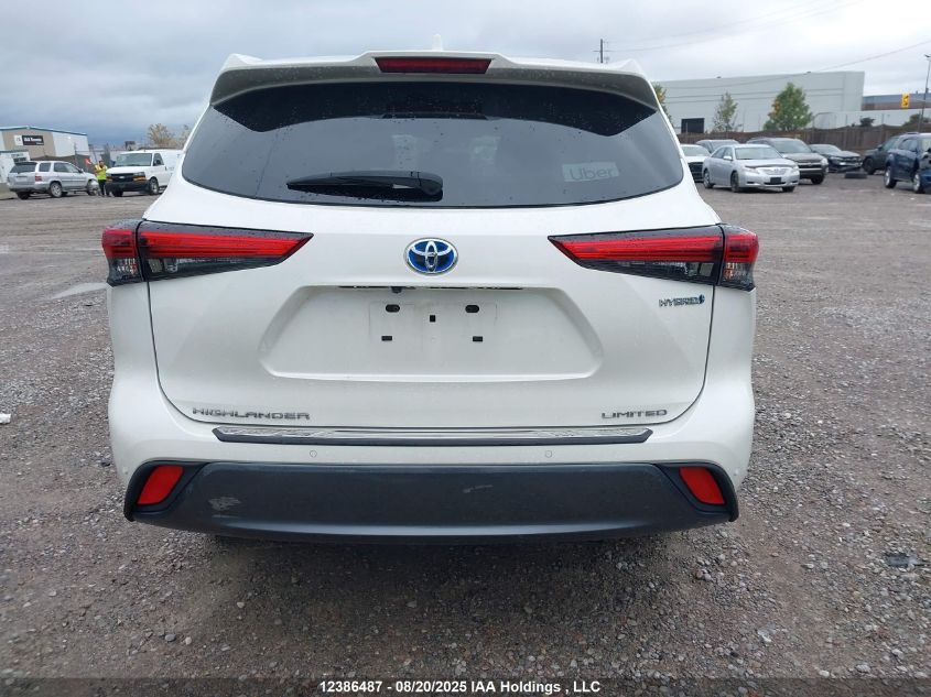 2021 Toyota Highlander Hybrid Hybrid VIN: 5TDDBRCH0MS054287 Lot: 12386487