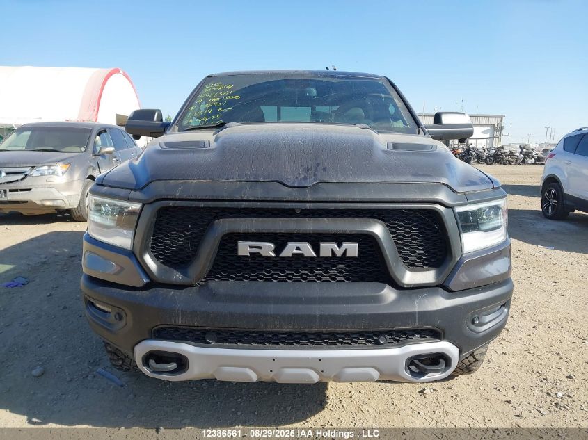 2019 Ram 1500 Rebel VIN: 1C6SRFLT2KN582901 Lot: 12386561