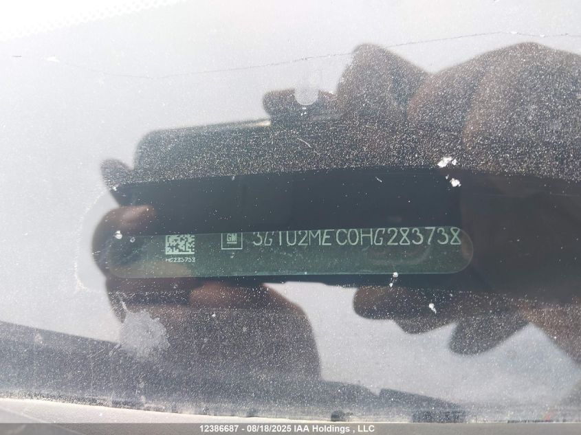 2017 GMC Sierra K1500 Sle VIN: 3GTU2MEC0HG283738 Lot: 12386687